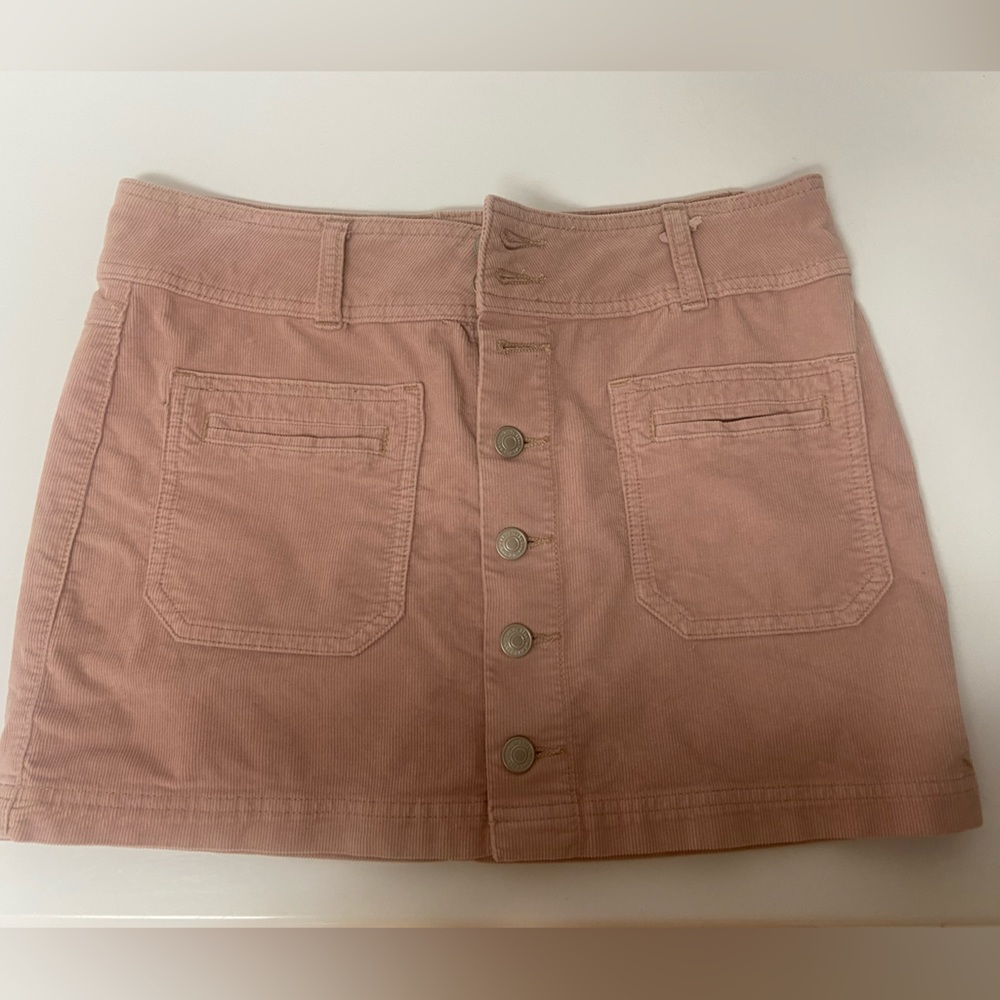 Corduroy free people skirt